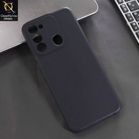 Tecno Spark 9 Cover - Black -  New Premium Quality Silicone Case Slim Protective Back Cover