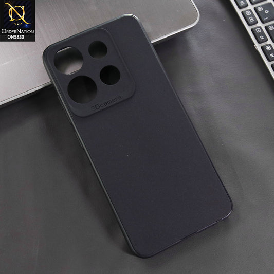 Infinix Smart 7 Plus Cover - Black -  New Premium Quality Silicone Case Slim Protective Back Cover