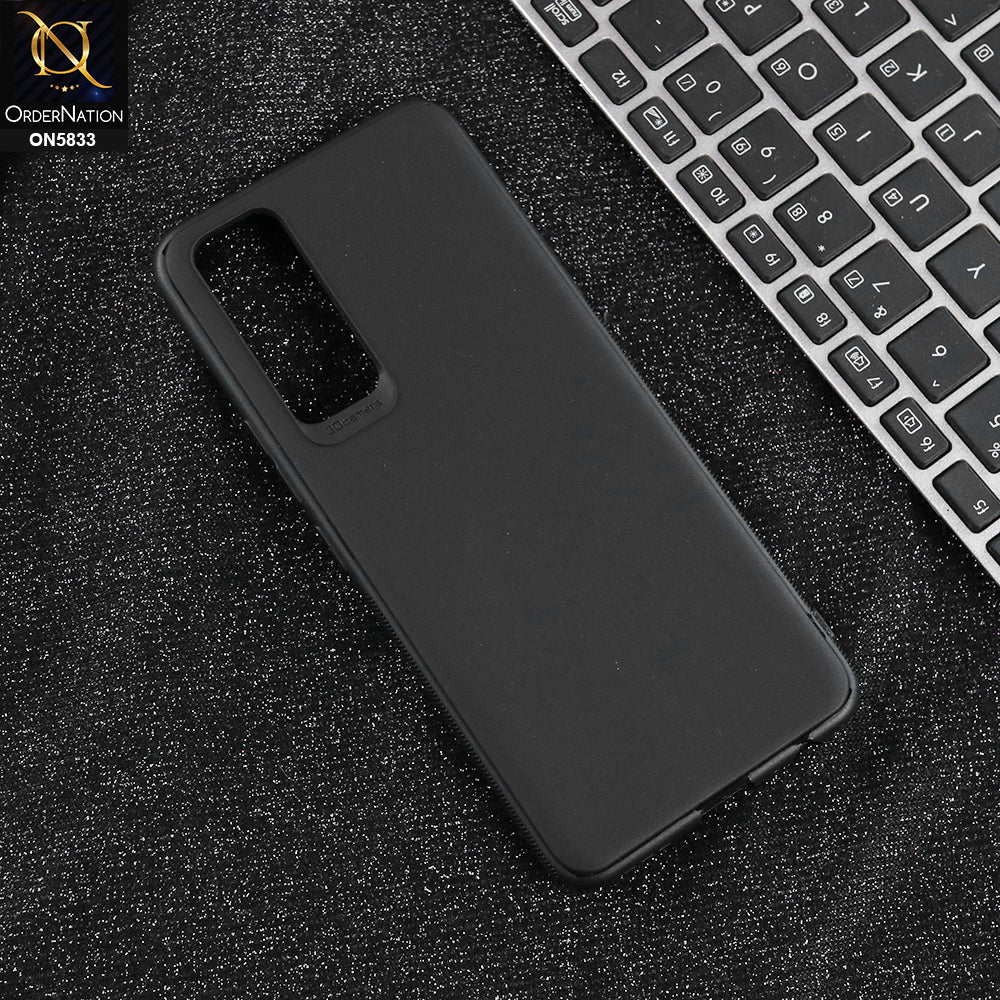 Vivo V20 SE - Black - New Premium Quality Silicone Case Slim Protective Back Cover