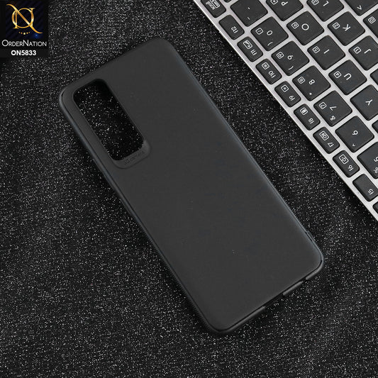 Vivo V20 SE - Black - New Premium Quality Silicone Case Slim Protective Back Cover