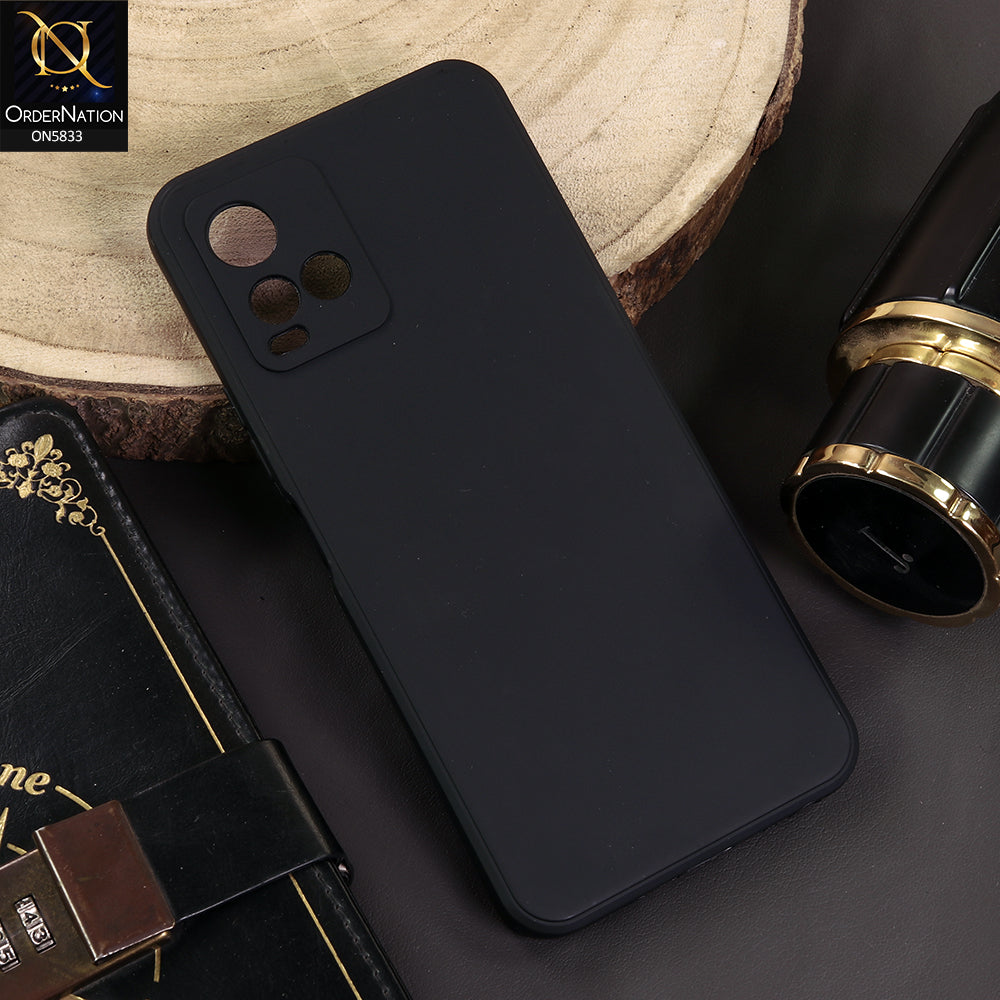 Vivo Y21 Cover - Black - New Premium Quality Silicone Case Slim Protective Back Cover