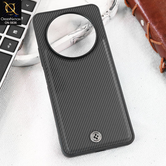 Xiaomi Redmi A3x Cover - Black - New Deluxe High Quality Matte Soft Tpu Carbon Fiber Texture Case