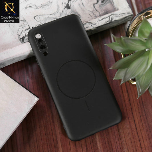 Samsung Galaxy A70 Cover - Black - New Exclusive High End Matte Tpu Soft Case With Magsafe Design
