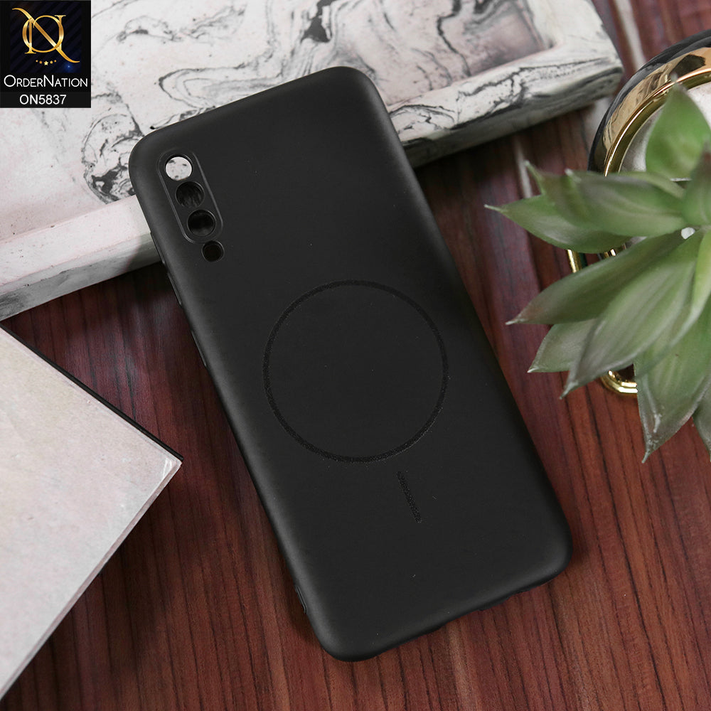 Samsung Galaxy A70s Cover - Black - New Exclusive High End Matte Tpu Soft Case With Magsafe Design