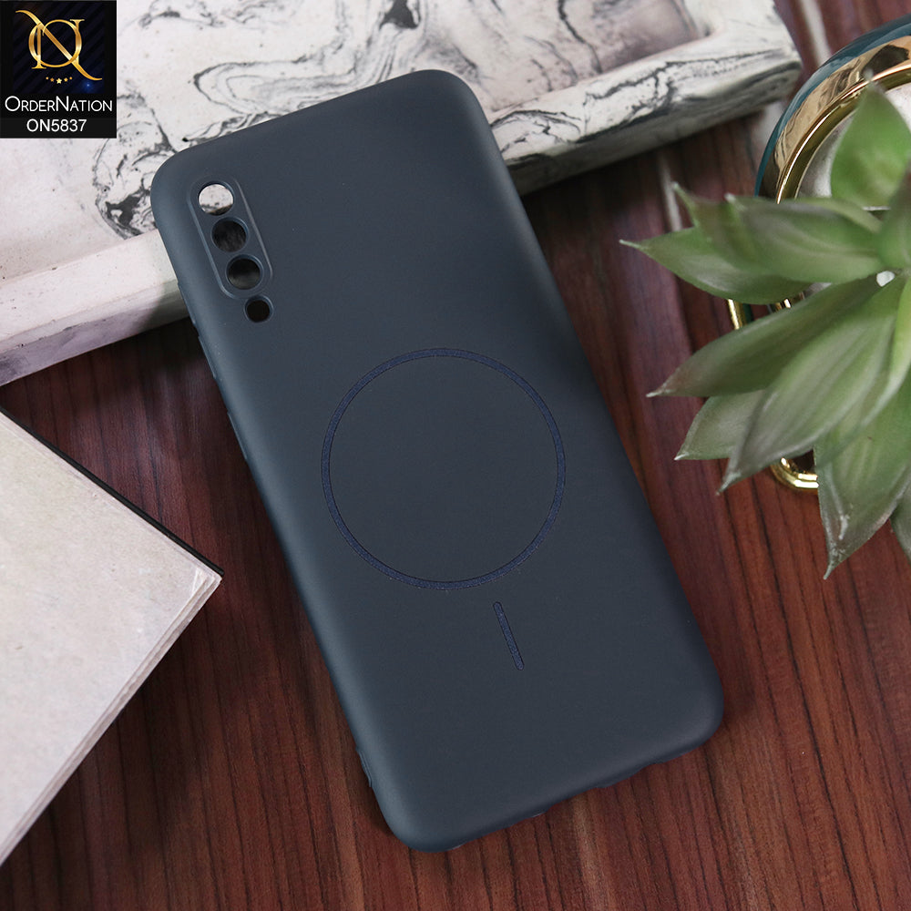 Samsung Galaxy A70 Cover - Blue - New Exclusive High End Matte Tpu Soft Case With Magsafe Design