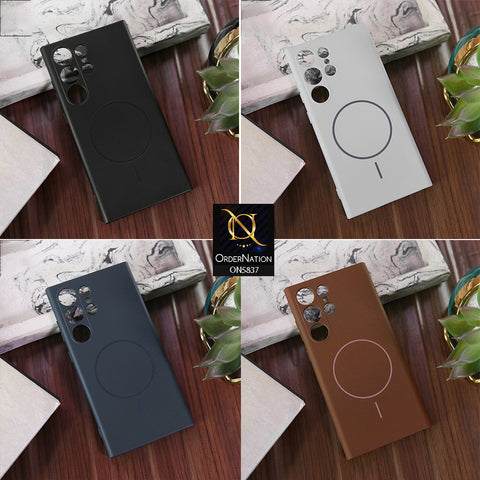 Samsung Galaxy M10s Cover - Gray - New Exclusive High End Matte Tpu Soft Case With Magsafe Design