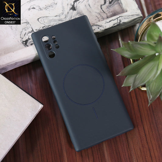 Samsung Galaxy Note 10 Plus Cover - Blue - New Exclusive High End Matte Tpu Soft Case With Magsafe Design