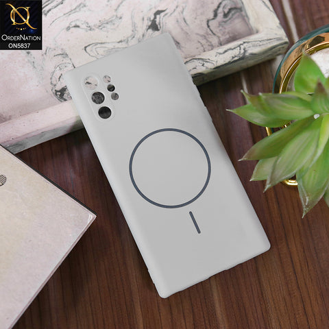 Samsung Galaxy Note 10 Plus Cover - Gray - New Exclusive High End Matte Tpu Soft Case With Magsafe Design