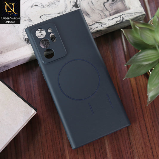 Samsung Galaxy Note 20 Ultra Cover - Blue - New Exclusive High End Matte Tpu Soft Case With Magsafe Design