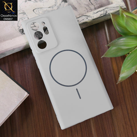 Samsung Galaxy Note 20 Ultra Cover - Gray - New Exclusive High End Matte Tpu Soft Case With Magsafe Design