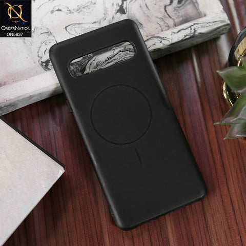 Samsung Galaxy S10 5G Cover - Black - New Exclusive High End Matte Tpu Soft Case With Magsafe Design