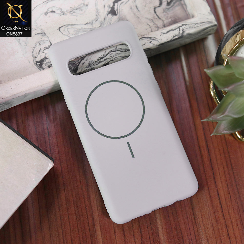 Samsung Galaxy S10 5G Cover - Gray - New Exclusive High End Matte Tpu Soft Case With Magsafe Design