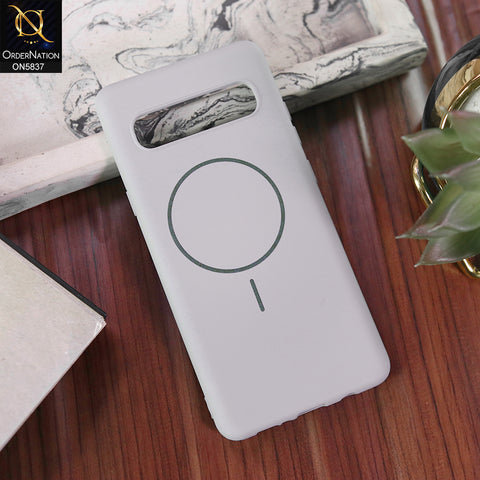 Samsung Galaxy S10 5G Cover - Gray - New Exclusive High End Matte Tpu Soft Case With Magsafe Design