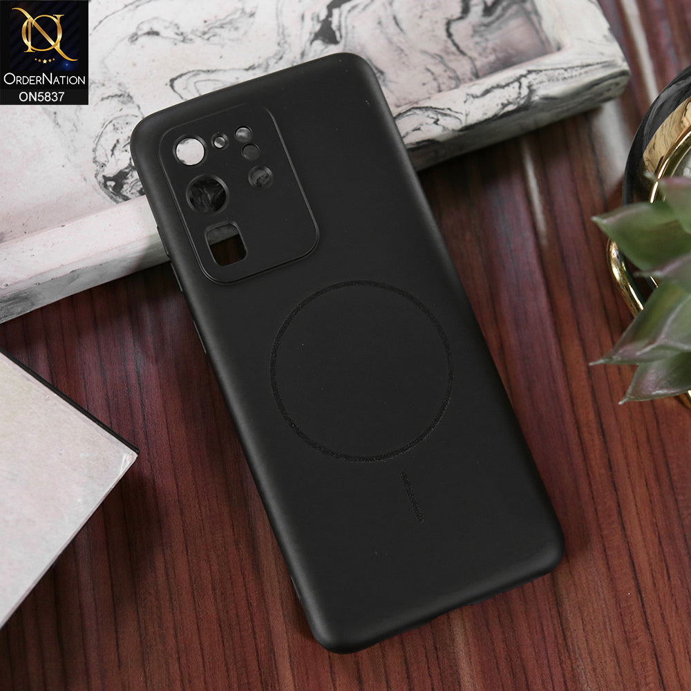 Samsung Galaxy S20 Plus Cover - Black - New Exclusive High End Matte Tpu Soft Case With Magsafe Design