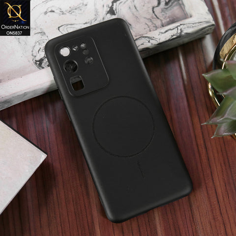 Samsung Galaxy S20 Plus Cover - Black - New Exclusive High End Matte Tpu Soft Case With Magsafe Design