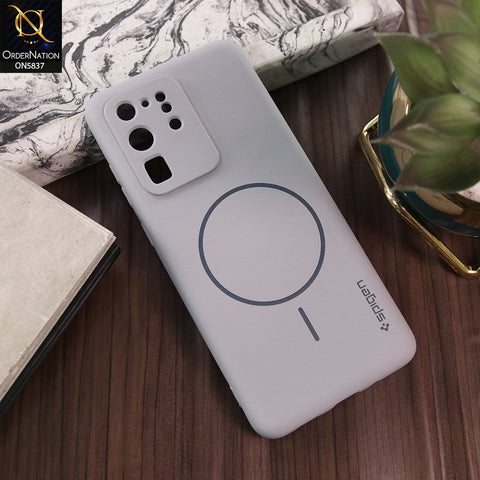 Samsung Galaxy S20 Ultra Cover - Gray - New Exclusive High End Matte Tpu Soft Case With Magsafe Design