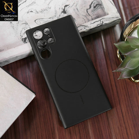 Samsung Galaxy S21 Ultra 5G Cover - Black - New Exclusive High End Matte Tpu Soft Case With Magsafe Design