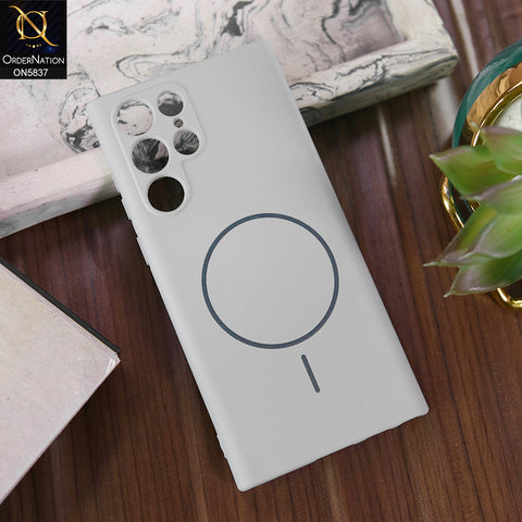 Samsung Galaxy S21 Ultra 5G Cover - Gray - New Exclusive High End Matte Tpu Soft Case With Magsafe Design