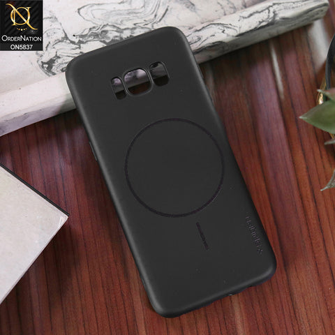 Samsung Galaxy S8 Cover - Black - New Exclusive High End Matte Tpu Soft Case With Magsafe Design