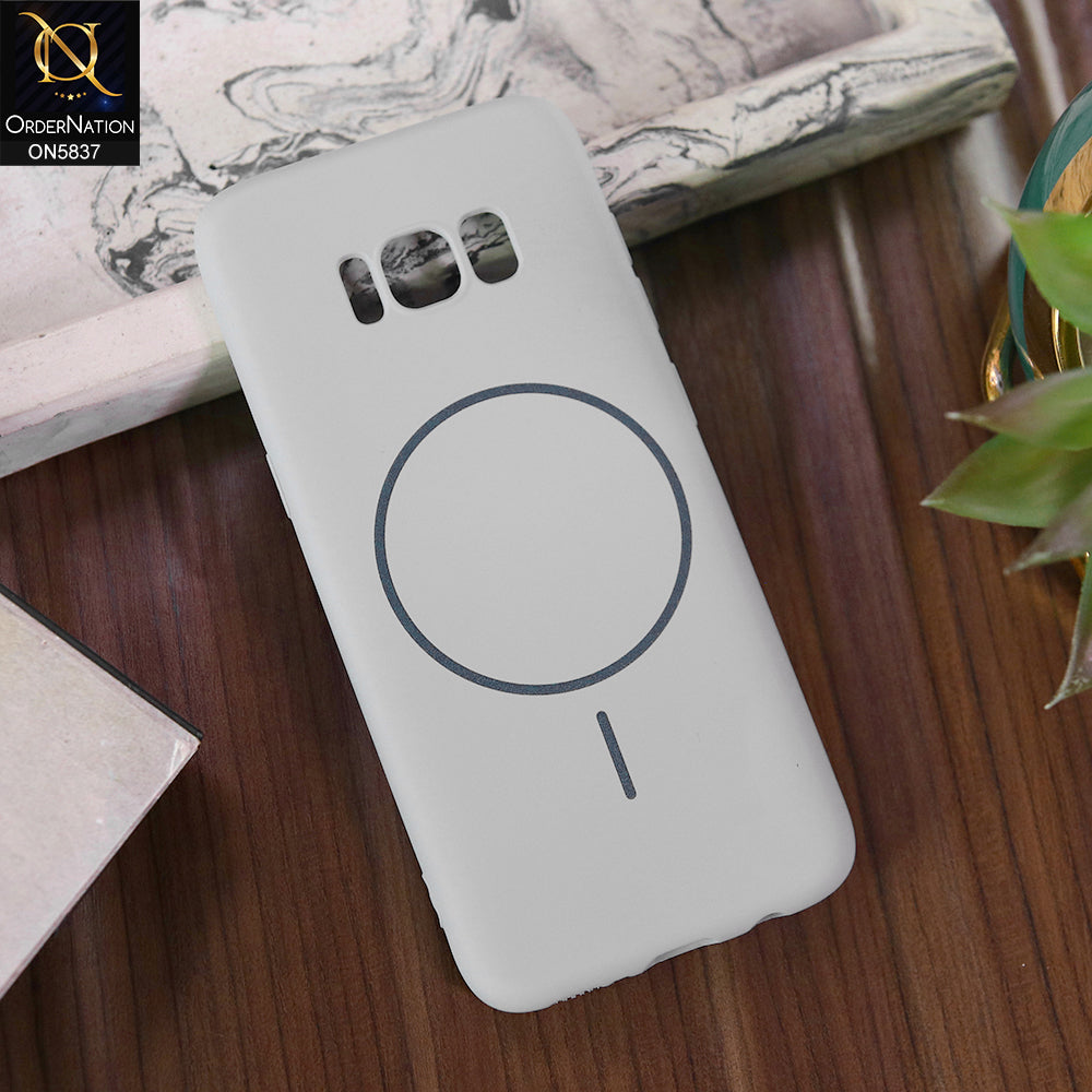 Samsung Galaxy S8 Plus Cover - Gray - New Exclusive High End Matte Tpu Soft Case With Magsafe Design