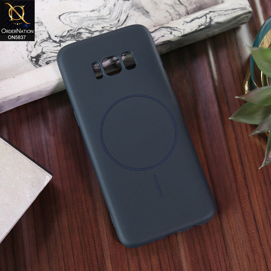 Samsung Galaxy S8 Plus Cover - Blue - New Exclusive High End Matte Tpu Soft Case With Magsafe Design
