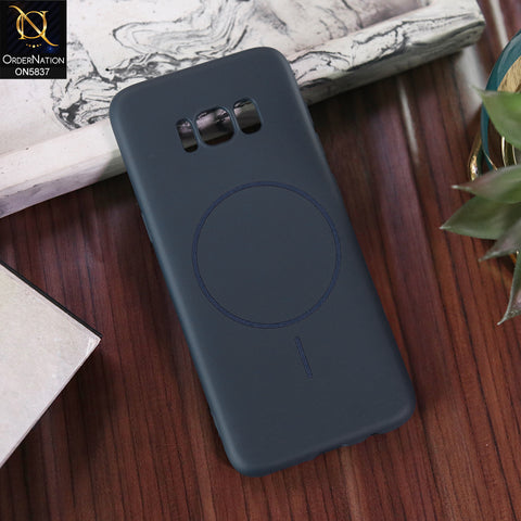 Samsung Galaxy S8 Plus Cover - Blue - New Exclusive High End Matte Tpu Soft Case With Magsafe Design