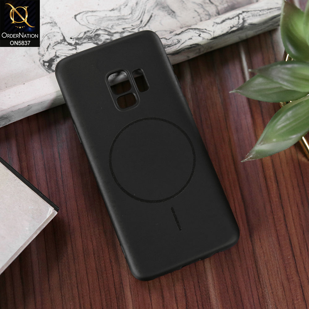 Samsung Galaxy S9 Cover - Black - New Exclusive High End Matte Tpu Soft Case With Magsafe Design