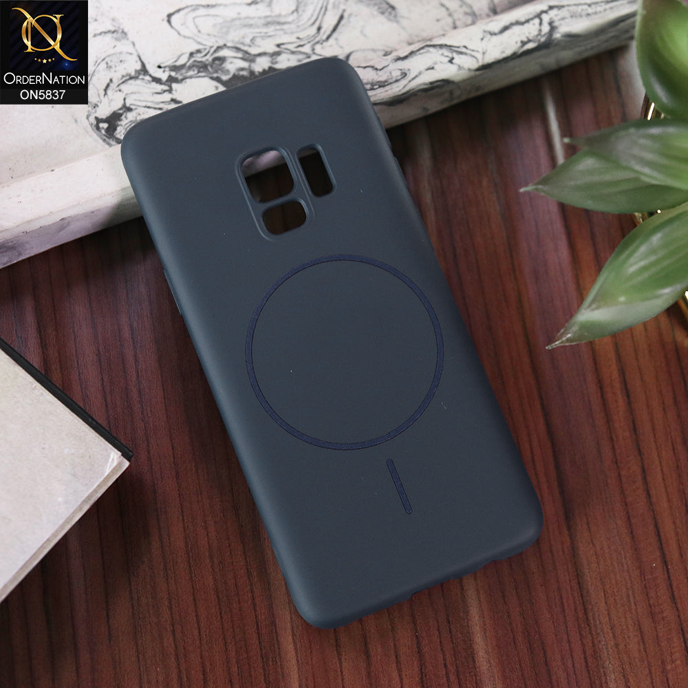 Samsung Galaxy S9 Cover - Blue - New Exclusive High End Matte Tpu Soft Case With Magsafe Design