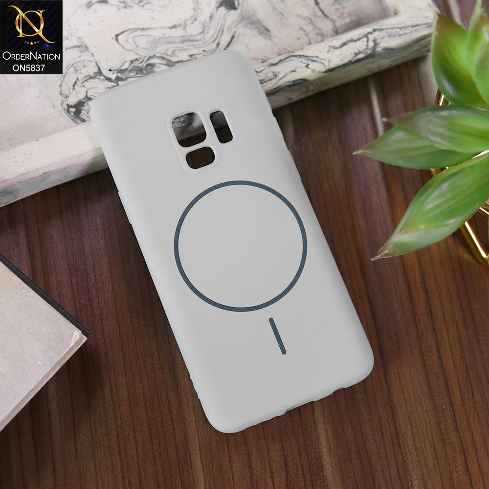 Samsung Galaxy S9 Cover - Gray - New Exclusive High End Matte Tpu Soft Case With Magsafe Design