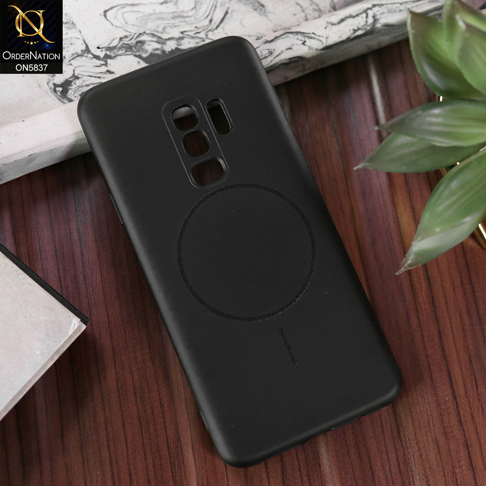 Samsung Galaxy S9 Plus Cover - Black - New Exclusive High End Matte Tpu Soft Case With Magsafe Design