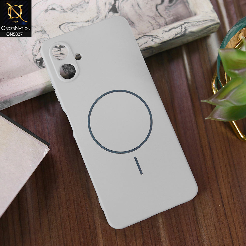 Samsung Galaxy A06 Cover - Gray - New Exclusive High End Matte Tpu Soft Case With Magsafe Design