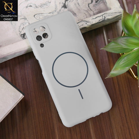 Samsung Galaxy A12 Cover - Gray - New Exclusive High End Matte Tpu Soft Case With Magsafe Design