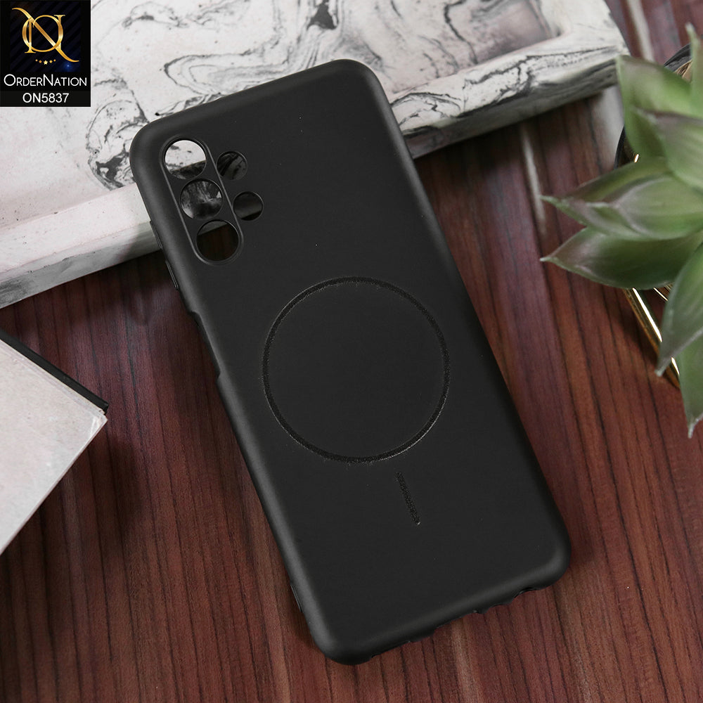 Samsung Galaxy A13 Cover - Black - New Exclusive High End Matte Tpu Soft Case With Magsafe Design