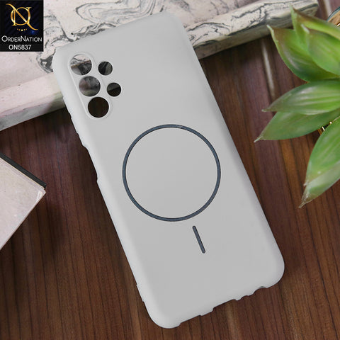 Samsung Galaxy A13 Cover - Gray - New Exclusive High End Matte Tpu Soft Case With Magsafe Design