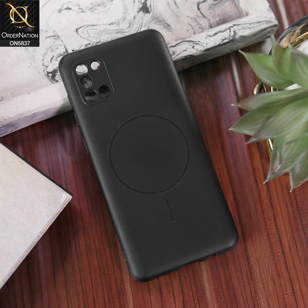 Samsung Galaxy A31 Cover - Black - New Exclusive High End Matte Tpu Soft Case With Magsafe Design