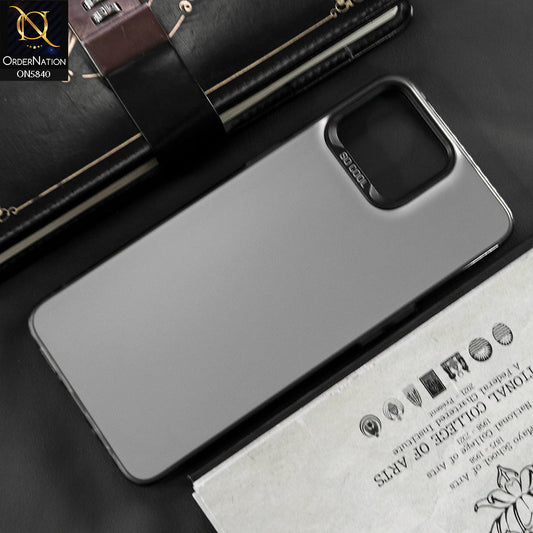 Oppo F17 Pro Cover - Matte Gray - New Exclusive Highend Matte Color Gradient Shiny Case With Soft Borderes Protection