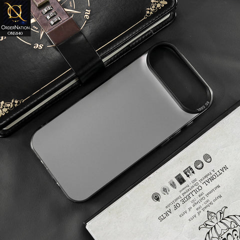 iPhone 17 Air Cover - Matte Gray - New Exclusive Highend Matte Color Gradient Shiny Case With Soft Borderes Protection