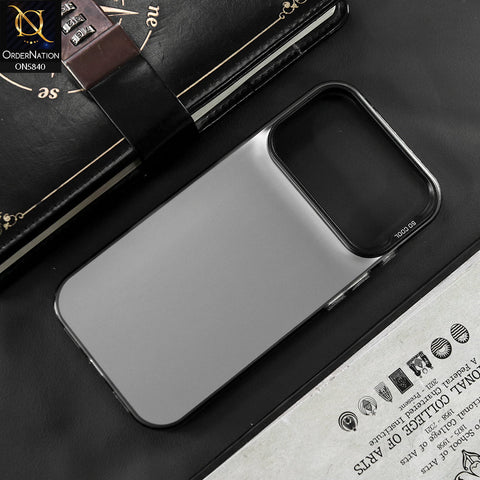 iPhone 17 Pro Cover - Matte Gray - New Exclusive Highend Matte Color Gradient Shiny Case With Soft Borderes Protection