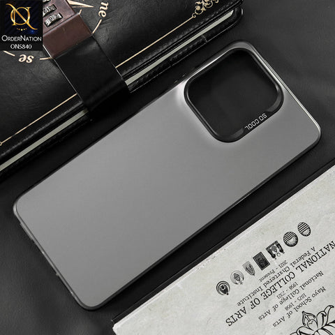Oppo A5 Pro 4G Cover - Matte Gray - New Exclusive Highend Matte Color Gradient Shiny Case With Soft Borderes Protection