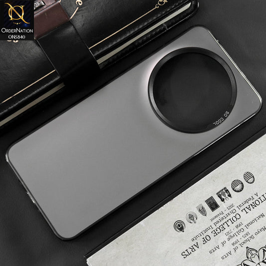 Realme 13 Pro Cover - Matte Gray - New Exclusive Highend Matte Color Gradient Shiny Case With Soft Borderes Protection