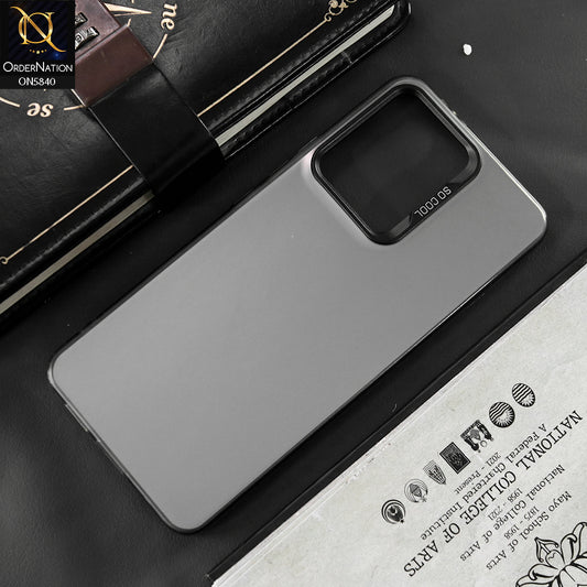 Vivo S12 Cover - Matte Gray - New Exclusive Highend Matte Color Gradient Shiny Case With Soft Borderes Protection