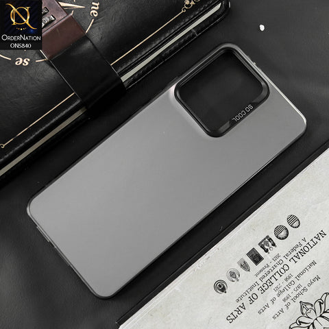 Vivo S12 Cover - Matte Gray - New Exclusive Highend Matte Color Gradient Shiny Case With Soft Borderes Protection