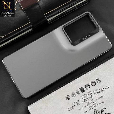 Samsung Galaxy S21 Ultra Cover - Matte Gray - New Exclusive Highend Matte Color Gradient Shiny Case With Soft Borderes Protection