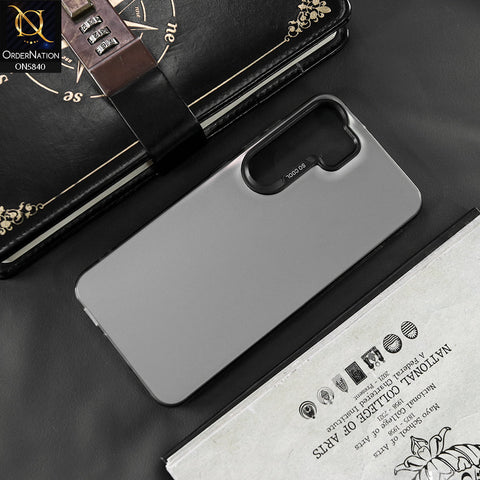 Samsung Galaxy S23 5G Cover - Matte Gray - New Exclusive Highend Matte Color Gradient Shiny Case With Soft Borderes Protection