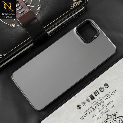 Samsung Galaxy A04 Cover - Matte Gray - New Exclusive Highend Matte Color Gradient Shiny Case With Soft Borderes Protection