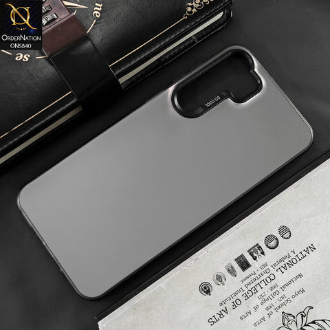 Samsung Galaxy A16 Cover - Matte Gray - New Exclusive Highend Matte Color Gradient Shiny Case With Soft Borderes Protection