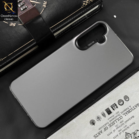 Samsung Galaxy A25 5G Cover - Matte Gray - New Exclusive Highend Matte Color Gradient Shiny Case With Soft Borderes Protection