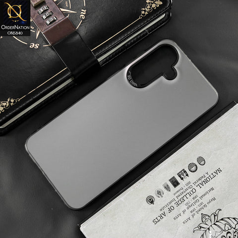 Samsung Galaxy A26 Cover - Matte Gray - New Exclusive Highend Matte Color Gradient Shiny Case With Soft Borderes Protection