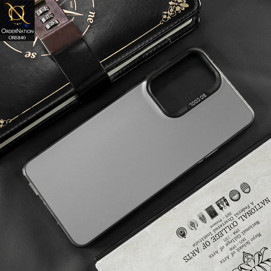 Samsung Galaxy A33 5G Cover - Matte Gray - New Exclusive Highend Matte Color Gradient Shiny Case With Soft Borderes Protection