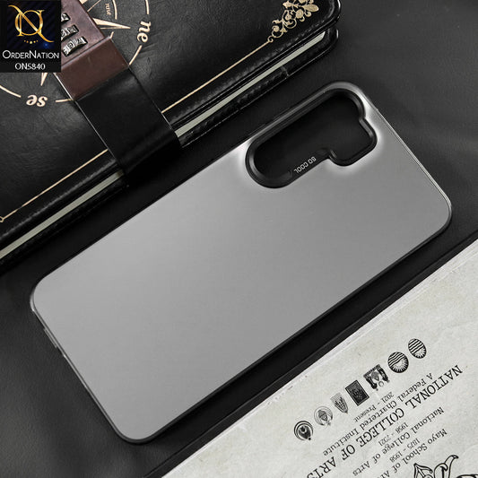 Samsung Galaxy A55 Cover - Matte Gray - New Exclusive Highend Matte Color Gradient Shiny Case With Soft Borderes Protection